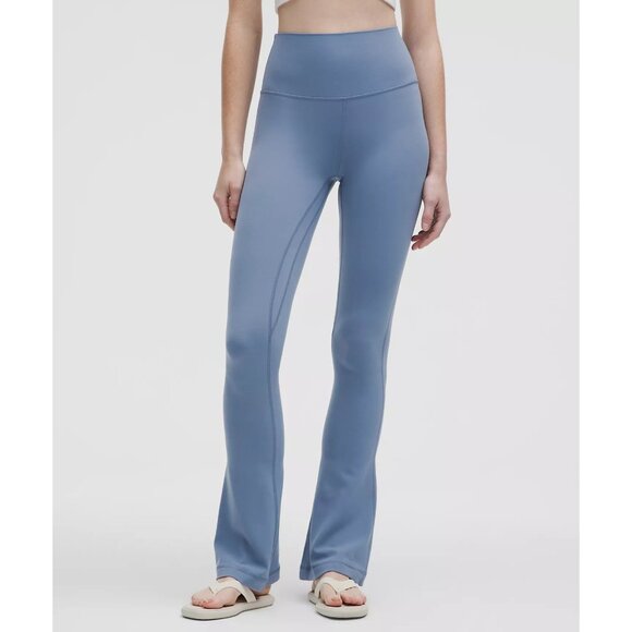 Lululemon Pants - Lululemon Align High Rise Flared Yoga Pants Washed Denim Size 12